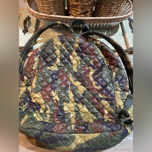 MZ Wallace Multicolor Camo Quilted Backpack - Picture 2 of 16